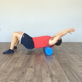 Automasaje Longitudinal Columna Torácica Con Foam Roller, paso 14