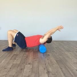 Automasaje Longitudinal Columna Torácica Con Foam Roller, paso 19
