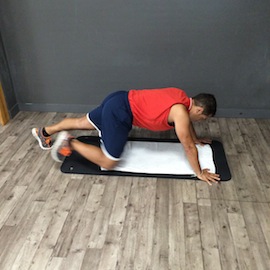 Plancha Frontal Rodilla Al Codo, paso 2