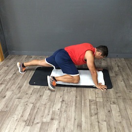 Plancha Frontal Rodilla Al Codo, paso 3
