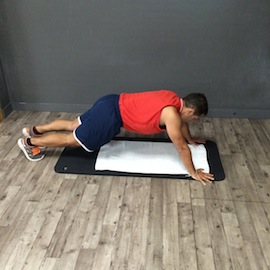 Plancha Frontal Rodilla Al Codo, paso 5