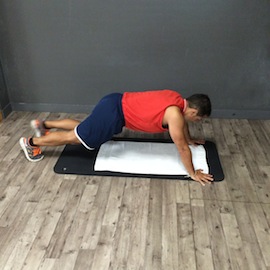 Plancha Frontal Rodilla Al Codo, paso 6