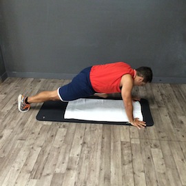 Plancha Frontal Rodilla Al Codo, paso 7