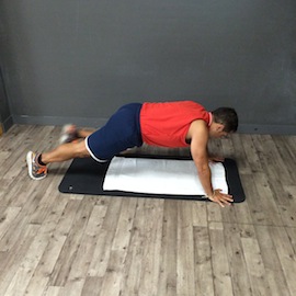 Plancha Frontal Rodilla Al Codo, paso 8