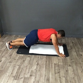 Plancha Frontal Rodilla Al Codo, paso 9