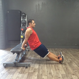 Fondos Triceps Banco, paso 14