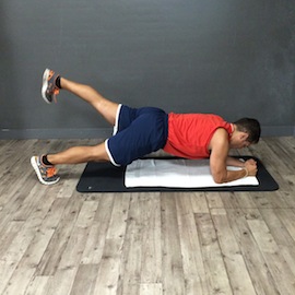 Plancha Frontal Unipodal, paso 8