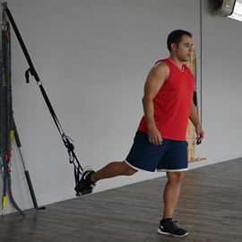 Lunge Con Trx, paso 2