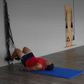Puente Glúteo Con Trx, paso 3