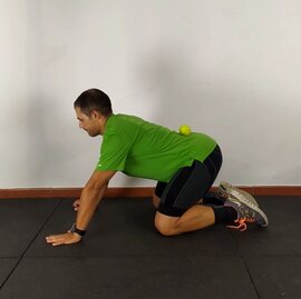 Control Lumbar Con Pelota De Tenis, paso 7
