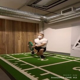 Lunge Hacia Atrás Cruzado, paso 9
