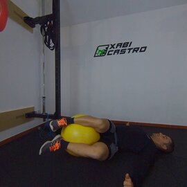 Rotación Torácica Con Fitball , paso 5