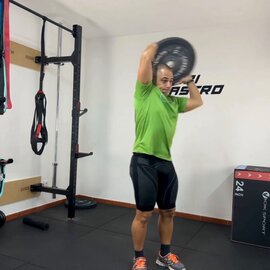Lunge Hacia Atrás Cruzado Continuo, paso 11