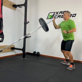 Sentadilla Con Landmine Un Brazo, paso 11