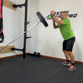 Sentadilla Con Landmine Un Brazo, paso 15