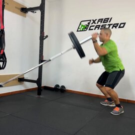 Sentadilla Con Landmine Un Brazo, paso 16