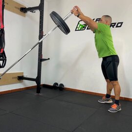 Sentadilla Con Landmine Un Brazo, paso 23