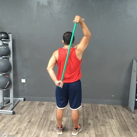 Rotación Interna+Extensión Hombro Asistida, paso 2