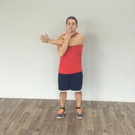Estiramiento  Posterior Del Hombro, paso 8