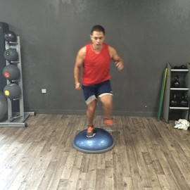 Skipping Lateral Sobre Bosu, paso 22