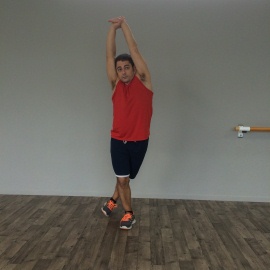 Estiramiento  Lateral Del Tronco, paso 9