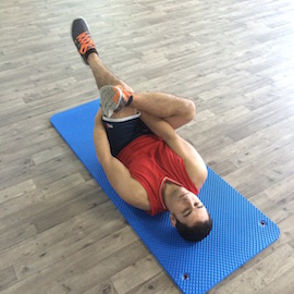 Estiramiento Cadera Posterior Decúbito Supino, paso 9